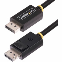 StarTech.com 3m (10ft) DisplayPort 2.1 Cable, VESA Certified DP40 DisplayPort Cable w/UHBR10/HDR/DSC 1.2a/HDCP 2.2, 8K 60Hz, DP 2.1 Cord - DP 2.1 8K