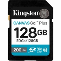 128GB SDXC Canvas Go Plus Gen4 200MB/s C10 UHS-I U3 V30