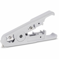 StarTech.com Network Cable Stripper and Cutter, Professional Wire Stripper for UTP/FTP/STP/Coax Cables, Rotary Wire Stripping/Cutting Tool - Strip to