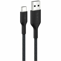 BoostCharge Pro Braided USB-A to USB-C Cable 15W 1M Black