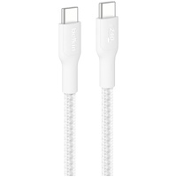 BoostCharge Pro USB-C TO USB-C 240W 2.0 Braided PCR Cable 3M White