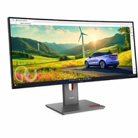 ThinkVision P34WD-40 34inch WQHD monitor IPS 3440x1440 21:9 3800R Curvature DP HDMI USB-C 5x USB 3.0 USB-C Power Delivery up to 140W Integrated Tilt
