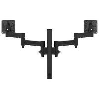 Dual Arm Monitor Mount H - Black (2 x AWM-A46T-B 1 x AWM-P40G-B 1 x AWM-FH-B)