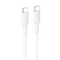 USB-C TO USB-C 60W 2.0 PCR CABLE 2M - WHITE