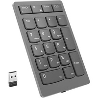 Lenovo GO Keypad - Wireless Connectivity - Storm Grey - Scissors Keyswitch - RF - 10 m - 2.40 GHz - 21 Key(s) - Notebook - PC