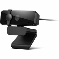 Lenovo Essential Webcam - 30 fps - Black - USB 2.0 Type A - 1 Pack(s) - Full HD - 1920 x 1080 Video - 85&deg; Angle - Tripod Mount - Microphone - 10,