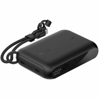 BoostCharge Power Bank 10K with Display - Black