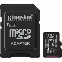 64GB microSDXC Canvas Select+ Gen3 100MB/s A1 Card + Adapter
