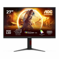 27in Fast IPS MiniLED 1152 Zone Dual Mode UHD 160Hz/ FHD 320Hz Adaptive Sync 1ms GTG HDR1000 HDMI 2.1 DP 1.4 PBP / PIP Height Adjustable Stand VESA