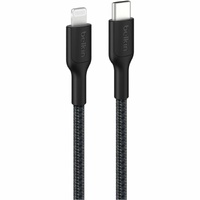 BoostCharge Pro USB-C Braided Cable with Lightning Connector 2m - Black