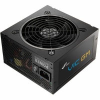 FSP 850W VIC GM ATX 3.1 GOLD MODULAR BLACK PSU SUPPORTS PCIE 12V-2X6 BLACK FLAT MODULAR CABLES DC-DC MODULE AND SAFETY PROTECTIONS