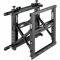 Display capacity 70kg 154lb. Pop-outdistance from wall: Min 110mm 4.33" and maximum 315mm 12.4".Pop-out lock included. VESA to 400x400 and to 600x400