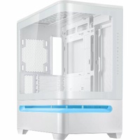 ASUS PRIME AP202 MATX CASE Tempered Glass White