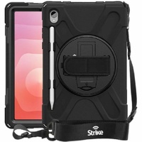 Strike Rugged Case with Hand Strap and Lanyard for Samsung Galaxy Tab S11