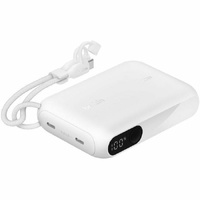 BoostCharge Power Bank 10K with Display White