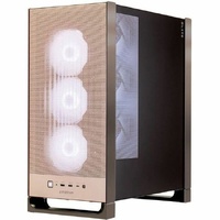 DLITE MID TOWER CHASSIS 380mm GPU SUPPORT Back-Connector Builds 4MN120ARGB FAN ready LED Control Switch Thumbscrews Release Magnetic Dust Filter Fan