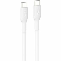 BoostCharge USB-C TO USB-C 60W 2.0 PCR Cable 0.15M White