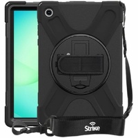 Strike Rugged Case with Hand Strap and Lanyard for Samsung Galaxy Tab A11+