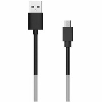 1.8m USB 2.0 male to Type-C male cable - Black