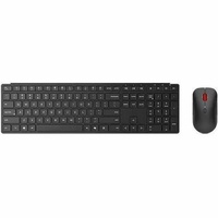 Lenovo Keyboard & Mouse - English (US) - USB Type A Wireless Bluetooth/RF 2.40 GHz Keyboard - Keyboard/Keypad Color: Eclipse Black - USB Type A Mouse