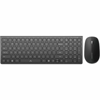 ALOGIC Echelon Compact USB-C Rechargeable Bluetooth Keyboard for US Win Black + Mouse Combo US