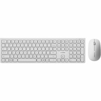 Echelon USB-C Rechargeable Bluetooth Full Size Keyboard for US Win White + Mouse Combo US