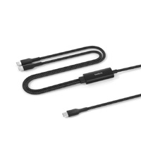BoostCharge Pro 140W Dual USB-C to C Cable Black
