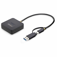 StarTech USB-C/USB-A to M.2 NVMe Dock Adapter, 10Gbps, Tool-Free External M.2 NVMe SSD Reader, B+M/M-Key - USB-C/USB-A to M.2 NVMe Dock Adapter up to