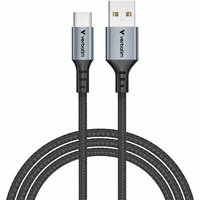 Sync and Charge 18W USB-A to USB-C Cable - Black