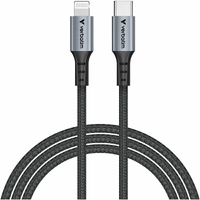 Sync and Charge 120cm USB-C to Lightning Cable - Black