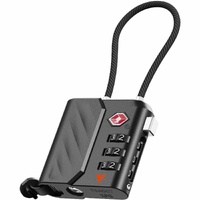 My Finder Dual Tracking Tag with TSA Lock - Black