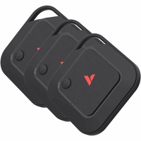 My Finder Dual Wireless Tracking Tag - 3 Pack - Black