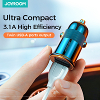 Car Charger Joyroom C-A06 Dual USB 3.1A Fast Charging For All Model Phones 