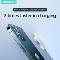 Phone Charger Wireless Metal Magnet 15W Fast Charger For IPhone 12 Series Silver