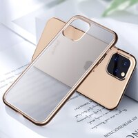 Phone Case Joyroom Shockproof Lens Protection Back Cover for iPh 11 Pro Gold 