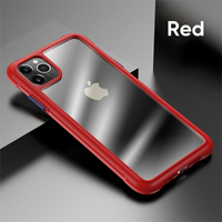 Phone Case Joyroom Shockproof Back Case Cover Lens Protection  iPh 11 Pro Red
