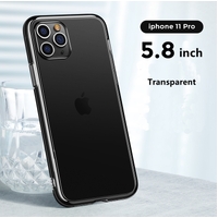 Phone Case Joyroom Matt Glass Case Drop Resistant for iPhone 11 Pro Transparent