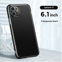 Phone Case Joyroom Matt Glass Case Drop Resistant for iPhone 11 Black