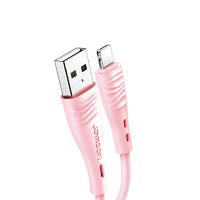 USB Cable Fast Charging Charger Cord Joyroom For iPhone 12 Pro Max XS XR 8 7 iPad Pink