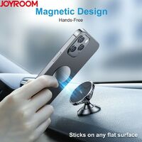 Car Holder Joyroom Steady Magnetic Dashboard For Universal Phones Black