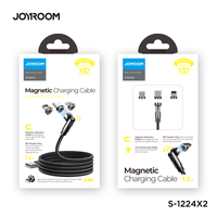 3-in-1 Phone Cable Joyroom Magnetic 180° Rotation Joint Design For Lightning & Type C & Micro USB
