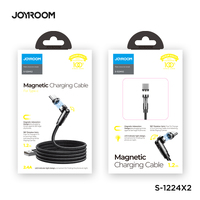 Phone Cable Joyroom Magnetic 180 Degrees Rotation Joint Design for Type-C 1.2 - Black