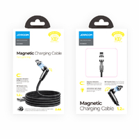 Phone Cable Joyroom Magnetic 180° Rotation Joint Design For Iphone 1.2M Black