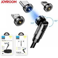 3-in-1 Phone Cable Joyroom Magnetic 180° Rotation Joint Design For Lightning & Type C & Micro USB