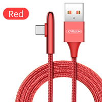 Phone Cable Joyroom S-M98K Bullet shape series 3A Fast Charging Type-C Red 1.2M