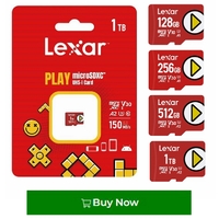 Lexar Micro SD Card Nintendo PLAY micro SDXC UHS-I  Class 10 U1/U3 V30 150MB/s