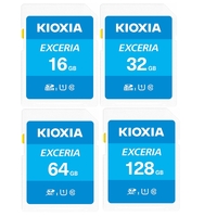 SD Card KIOXIA 16GB 32GB 64GB 128GB EXCERIA Class 10 UHS-I DSLR Video Camera Memory 100mb/s
