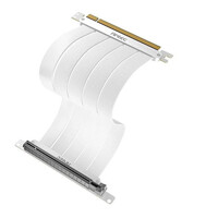 Antec Adjustable Vertical GPU Bracket and PCI-E 4.0 Riser Cable Kit (190mm) White x16 Speed, Gold Plated extreme stability & performance. 4090, 7900xt