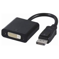 Astrotek DisplayPort DP to DVI Adapter Converter Male to Female Active Connector Cable 15cm - 20 pins to 24+1 pins EYEfinity 6xDisplays ~CBA-GC-ACTDP