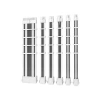 Antec CIP4 Cable Kit White Grey - 6 Pack, 24ATX, 4+4 EPS, 16AWG Thicker, High Performance 300mm long Length. Premium Sleeved & Universal